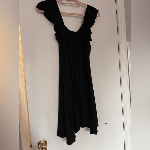 ‼️5 for $25 / ALYA Black Dress‎ Ruffle Sleeves XXS - Picture 5 of 10